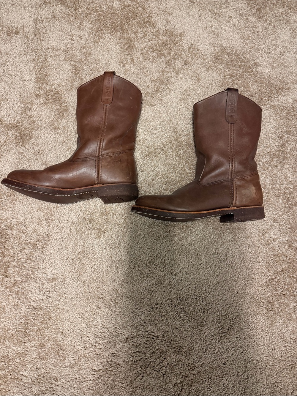 Red Wing Pecos Brown Leather Boots